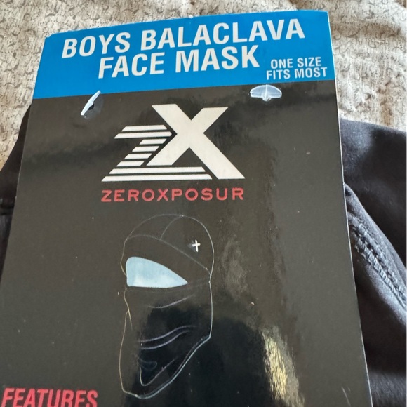 ZeroXposur Black Athletic face mask/shield-one size fits most! Zoom in for deets - Picture 6 of 12